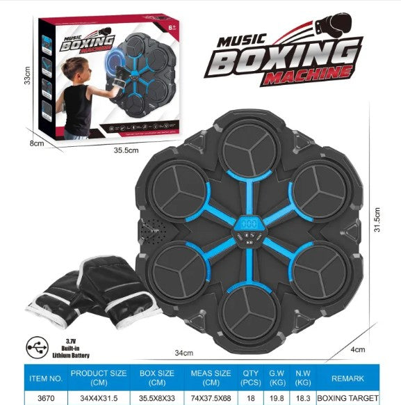 Beat Strike™ Smart Bluetooth Music Boxing Machine & Wall Target.