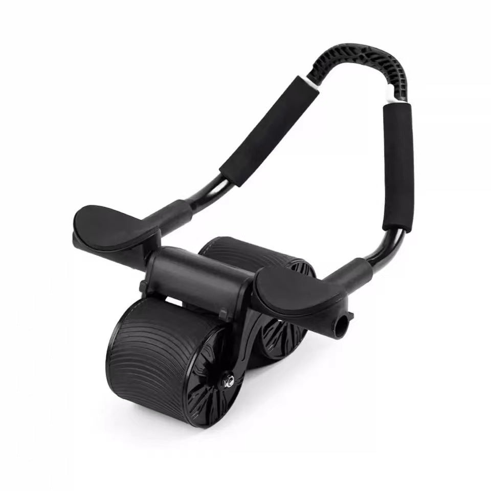 Pro Automatic Rebound Abdominal Wheel with Elbow Supports & Knee Pad