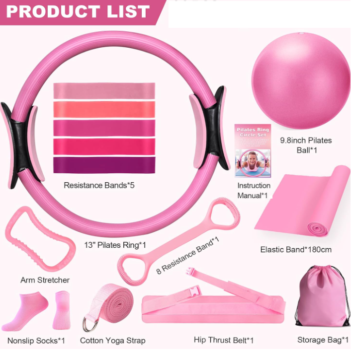13-Piece All-in-One Yoga &amp; Pilates Studio Bundle