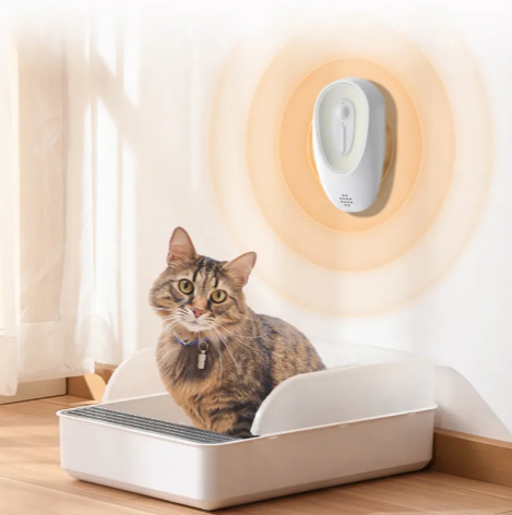 FreshPaws™ Smart Rechargeable Pet Litter Box Odor Eliminator & Air Purifier