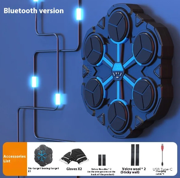 Beat Strike™ Smart Bluetooth Music Boxing Machine & Wall Target.