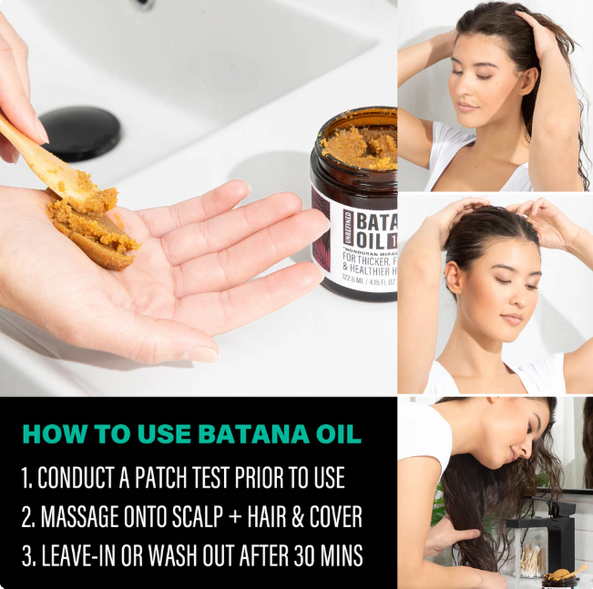 Glow Restore™ Raw Batana Oil Deep Conditioning & Hair Repair Mask (118g)