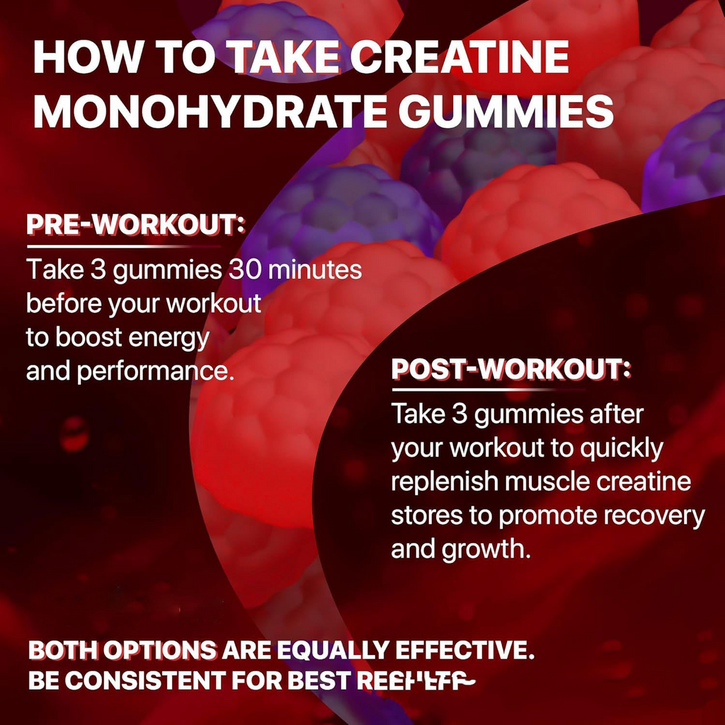 Power & Recovery Creatine Muscle Boost Gummies