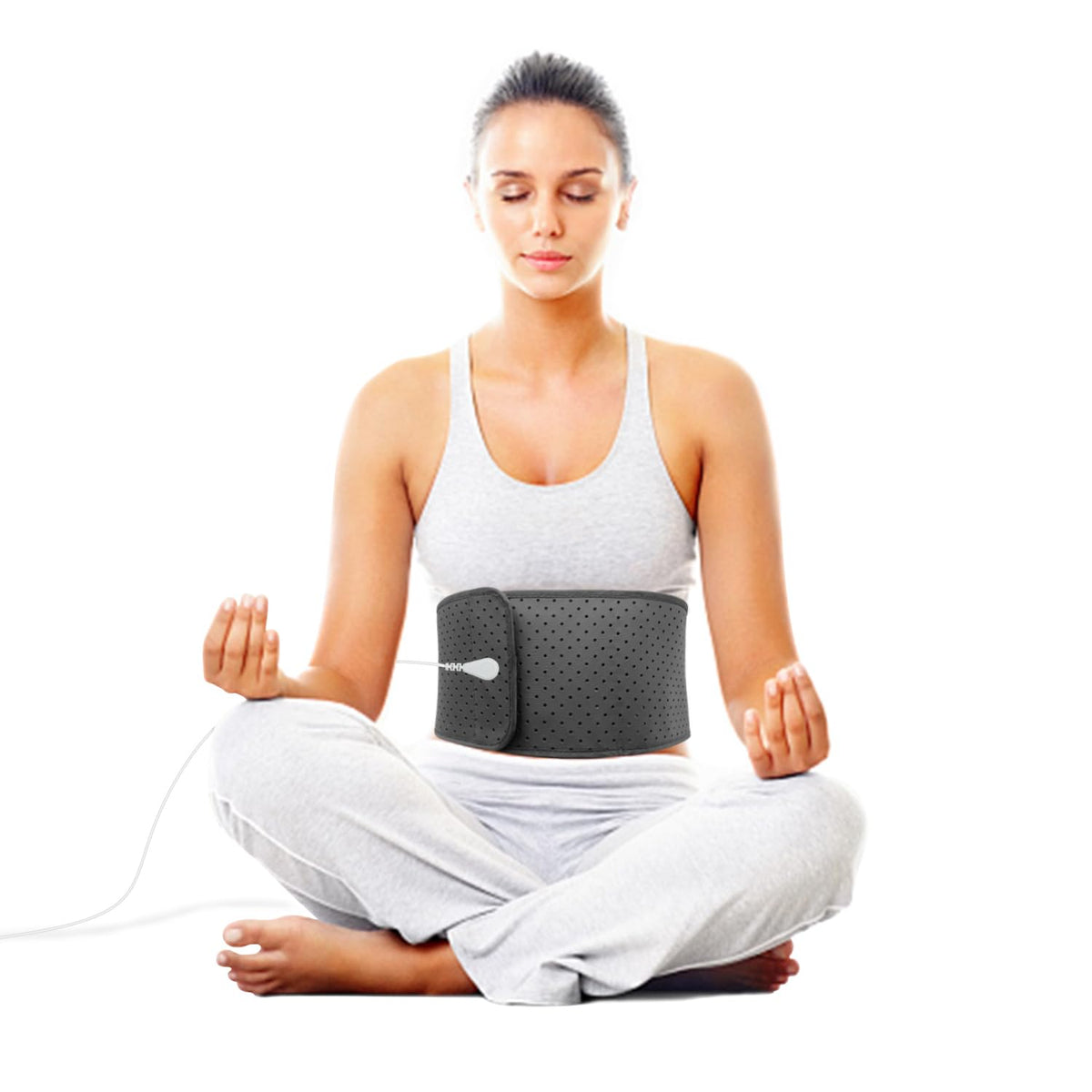 EarthCore™ Conductive Grounding Lumbar Support & Targeted Back Relief Brace (Includes 15ft Grounding Cable)