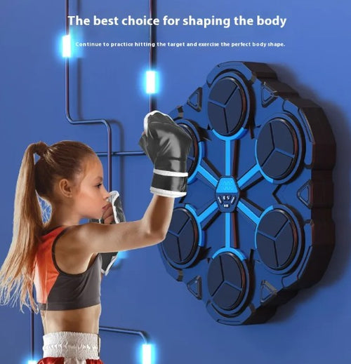Beat Strike™ Smart Bluetooth Music Boxing Machine & Wall Target.